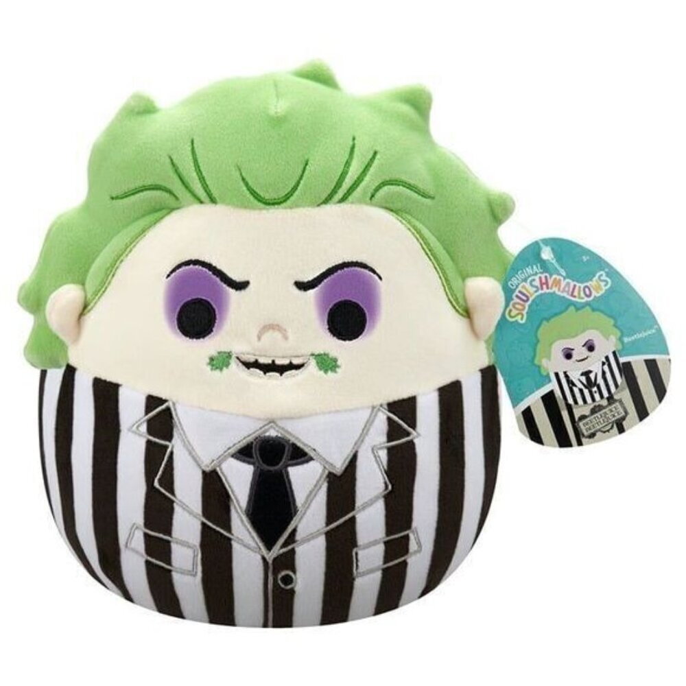 Squishmallows Official Plush 8" Beetlejuice – Halloween Collectible